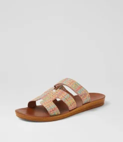 Women I LOVE BILLY Flats|Sandals-Kistali Pretty Hatch Sandals