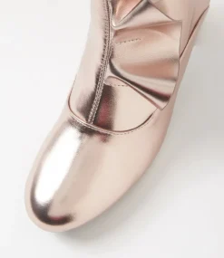 Women I LOVE BILLY Boots-Kister Champagne Ankle Boots