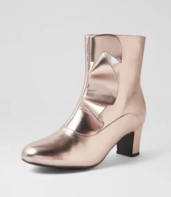 Women I LOVE BILLY Boots-Kister Champagne Ankle Boots