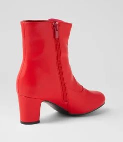 Women I LOVE BILLY Boots-Kister Red Ankle Boots
