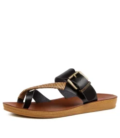 Women I LOVE BILLY Flats|Sandals-KITOX2 BLACK MIX