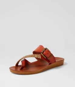 Women I LOVE BILLY Flats|Sandals-Kitox2 Whiskey Mix Sandals