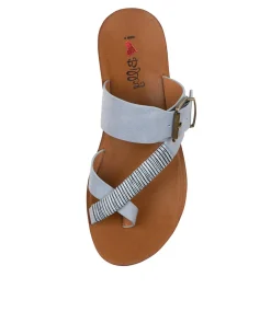 Women I LOVE BILLY Slides|Flats-KITOXES DENIM MIX
