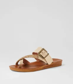 Women I LOVE BILLY Slides|Flats-Kitoxes Golden Dust Mix Slides