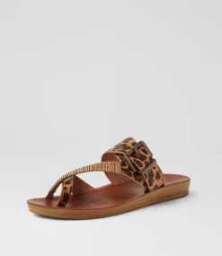 Women I LOVE BILLY Slides|Flats-Kitoxes Leopard Slides