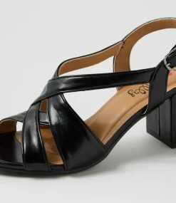 Women I LOVE BILLY Heels|Sandals-Kitte Black Sandals