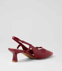 Women I LOVE BILLY Heels-Kizon Dark Red Patent Pu Heels