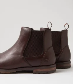COLORADO Boots|Casuals-Klerk Brown Tumble Leather Chelsea Boots