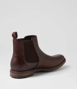 COLORADO Boots|Casuals-Klerk Brown Tumble Leather Chelsea Boots