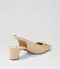 Women SUPERSOFT Comfort|Heels-Klever Nude Patent Leather Heels