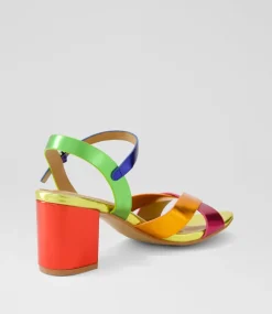 Women I LOVE BILLY Heels|Sandals-Kora2 Bright Metallic Multi Sandals