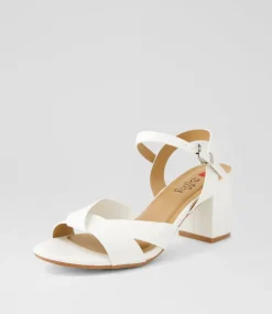 Women I LOVE BILLY Heels|Sandals-Kora2 White Sandals