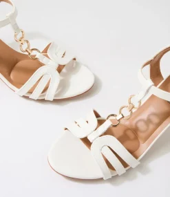 Women I LOVE BILLY Heels|Sandals-Korzon White Sandals