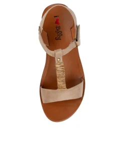 Women I LOVE BILLY Flats|Sandals-KOYSIE TAUPE MIX