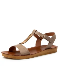 Women I LOVE BILLY Flats|Sandals-KOYSIE TAUPE MIX