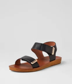 Women I LOVE BILLY Flats|Sandals-Krait Black Sandals