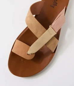 Women I LOVE BILLY Flats|Sandals-Kresto Earthy Multi Sandals
