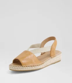 Women SUPERSOFT Comfort|Flats-Krissie Dark Tan Leather Sandals
