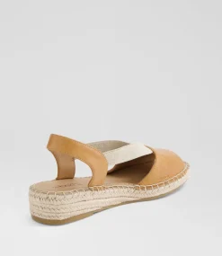 Women SUPERSOFT Comfort|Flats-Krissie Dark Tan Leather Sandals
