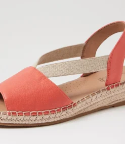 Women SUPERSOFT Comfort|Flats-Krissie Sunset Leather Sandals