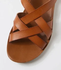 Women I LOVE BILLY Flats|Sandals-Krown Tan Sandals