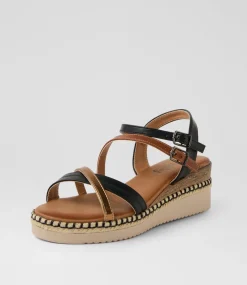 Women I LOVE BILLY Heels|Sandals-Lacie Black Bronze Sandals