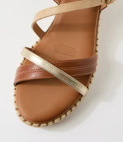 Women I LOVE BILLY Heels|Sandals-Lacie Tan Pale Gold Sandals