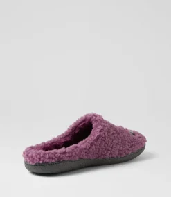 Women I LOVE BILLY Flats-Lacoon Mauve Multi Slippers