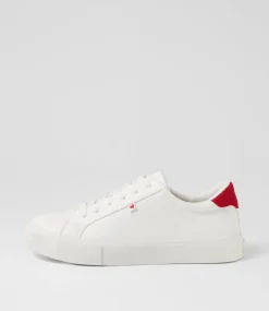 Women I LOVE BILLY Sneakers-LANKEL IL WHITE RED SMOOTH