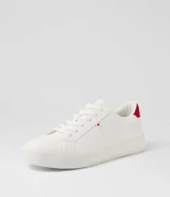 Women I LOVE BILLY Sneakers-LANKEL IL WHITE RED SMOOTH