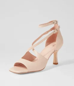 Women TOP END Heels|Sandals-Lanyey Nude Leather Sandals