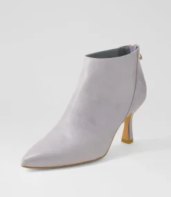 Women TOP END Boots-Lara Cloudy Leather Ankle Boots
