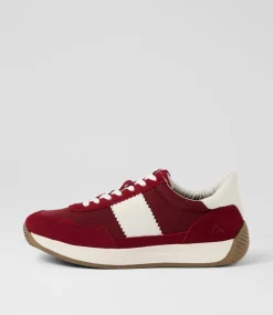 COLORADO Sneakers|Casuals-Larny Maroon Suede Nylon Sneakers