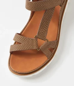 Women I LOVE BILLY Flats|Sandals-Lashez Mocha Sandals