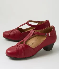 Women SUPERSOFT Comfort|Heels-Latissh Pinot Leather Heels
