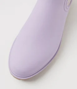 Women DIANA FERRARI Boots-Laurina2 Lilac Stripe Gumboot Ankle Boots