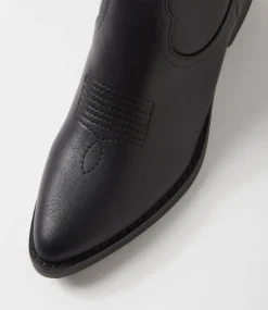 Women I LOVE BILLY Boots-Leenie Black Ankle Boots