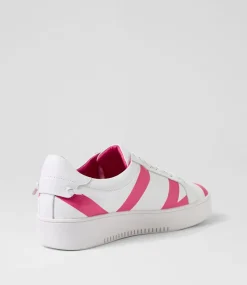 Women TOP END Sneakers-Lenny White Fuchsia Multi Sneakers