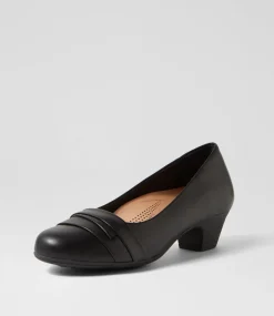 Women SUPERSOFT Dress|Comfort-LERINI SU BLACK LEATHER