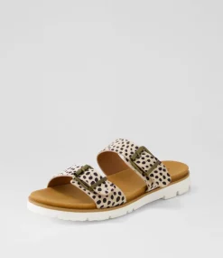 Women I LOVE BILLY Slides|Sandals-Lertol Cheetah Microsuede Slides