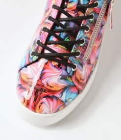 Women I LOVE BILLY Sneakers-Liberty Bright Swirl Patent Pu Sneakers