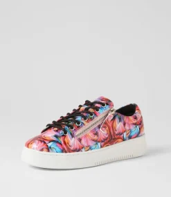 Women I LOVE BILLY Sneakers-Liberty Bright Swirl Patent Pu Sneakers