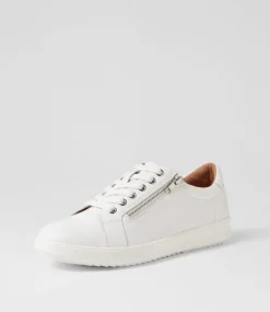 Women SUPERSOFT Comfort|Sneakers-Lillyz White Leather Sneakers