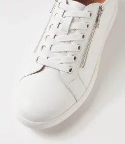 Women SUPERSOFT Comfort|Sneakers-Lillyz White Leather Sneakers