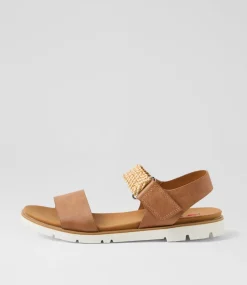 Women I LOVE BILLY Flats|Sandals-Lintee Tan Sandals