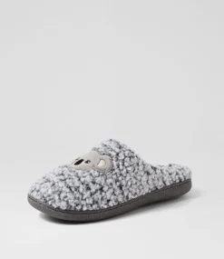 Women I LOVE BILLY Flats-Loalla Light Grey Multi Flat Shoes