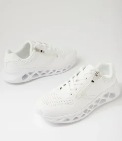 Women SUPERSOFT Comfort|Sneakers-Loveli White Fabric Sneakers