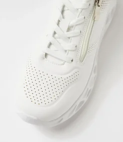 Women SUPERSOFT Comfort|Sneakers-Loveli White Fabric Sneakers