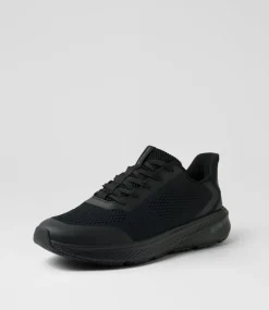 COLORADO Sneakers-Lug Black Mesh Sneakers