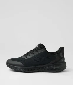 COLORADO Sneakers-Lug Black Mesh Sneakers